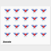 Sticker Cœur Mon coeur Jésus (Feuille)