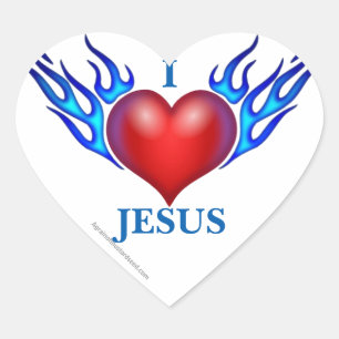 Sticker Cœur Mon coeur Jésus