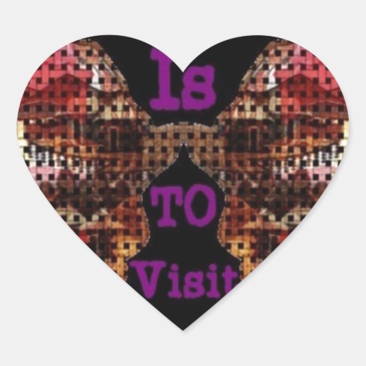 Sticker Cœur Mon souhait (Devant)