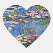 Sticker Cœur Monet - Nymphéas, 1916, (Devant)