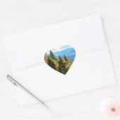 Sticker Cœur Montagnes (Enveloppe)