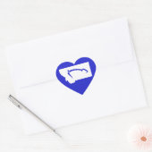 Sticker Cœur Montée de glace Montana (Enveloppe)