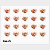 Sticker Cœur Monter vers le haut (Feuille)