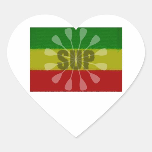 Sticker Cœur Montez La Pagaie, Paddle Twirl (Devant)