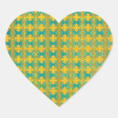 Sticker Cœur MOTIF abstrait (Devant)