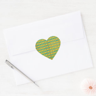 Sticker Cœur MOTIF abstrait