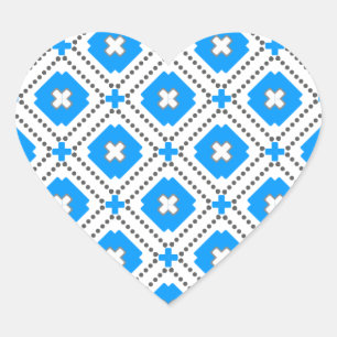 Sticker Cœur Motif de Bavière