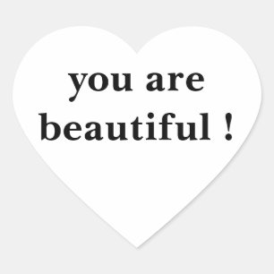 Sticker Cœur mots de sagesse