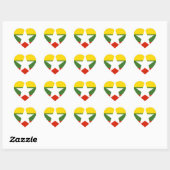 Sticker Cœur myanmar (Feuille)