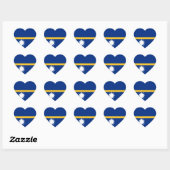 Sticker Cœur nauru (Feuille)