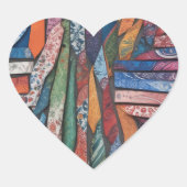 Sticker Cœur Neckties (Devant)