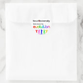 Sticker Cœur Neurodiversité Bienvenue dans l'Évolution (Sac)