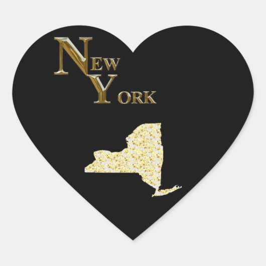 STICKER CŒUR NEW YORK (Devant)