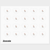 Sticker Cœur Noël amusant _8 (Feuille)