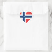 STICKER CŒUR NORVÈGE 77 (Sac)