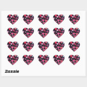 Sticker Cœur Note d'amour (Feuille)