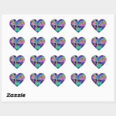 STICKER CŒUR NOUS SOMMES LES ANGES (Feuille)