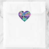 STICKER CŒUR NOUS SOMMES LES ANGES (Sac)