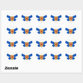 Sticker Cœur nouvelle-écosse (Feuille)