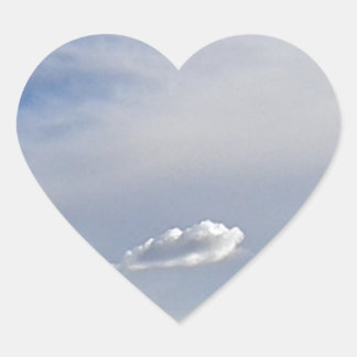 Sticker Cœur Nuage Et Nuage