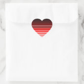 Sticker Cœur nuance rouge (Sac)