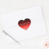 Sticker Cœur nuance rouge (Enveloppe)