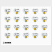 Sticker Cœur Nuptial (Feuille)