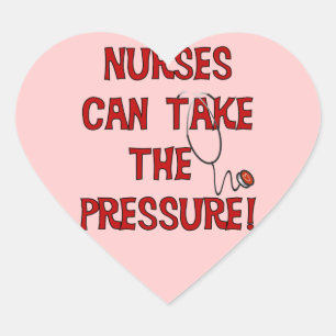 Sticker Cœur Nurses Can