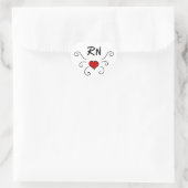 Sticker Cœur Nurses RN Love Tattoo (Sac)