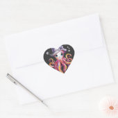 Sticker Cœur Octo-Charme Whimsical (Enveloppe)
