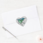 Sticker Cœur Oh mon Dieu ! (Enveloppe)
