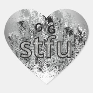 Sticker Cœur Oh mon Dieu !