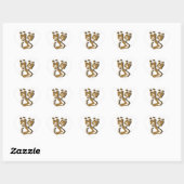 Sticker Cœur Oiseau (Feuille)