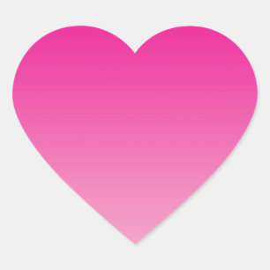 Sticker Cœur Ombre rose