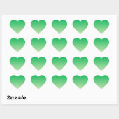Sticker Cœur Ombre verte (Feuille)