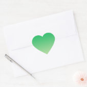 Sticker Cœur Ombre verte (Enveloppe)