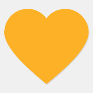Sticker Cœur Orange