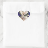 Sticker Cœur Orchidée (Sac)