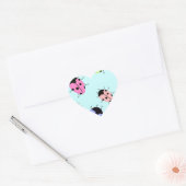 STICKER CŒUR ORDINATEURS PORTABLES (Enveloppe)