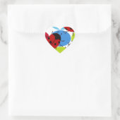 STICKER CŒUR ORDINATEURS PORTABLES (Sac)