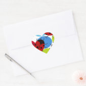 STICKER CŒUR ORDINATEURS PORTABLES (Enveloppe)