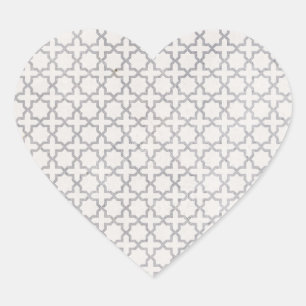 Sticker Cœur Ornement arabesque élégant