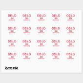 Sticker Cœur Oslo Norvège Designs (Feuille)