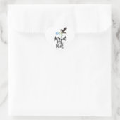 STICKER CŒUR OUBLIE-MOI PAS (Sac)