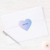 Sticker Cœur Pack d'autocollants Coeur bleu (Enveloppe)