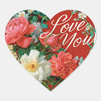 Sticker Cœur Pack d'autocollants drôles pour la Saint-Valentin