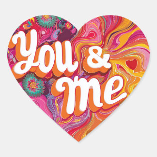 Sticker Cœur Pack d'autocollants drôles pour la Saint-Valentin