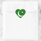 Sticker Cœur pakistan (Sac)
