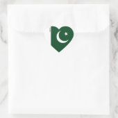 Sticker Cœur Pakistan Drapeau patriotique (Sac)