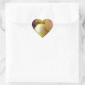 Sticker Cœur Pamplemousse rose (Sac)